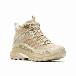 Merrell メレル レディース 女性用 シューズ 靴 ブーツ ハイキング トレッキング Moab Speed 2 Mid GTX(R) Khaki【送料無料】