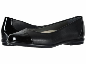 SAS サス レディース 女性用 シューズ 靴 フラット Scenic Cap Toe Black/Black Patent【送料無料】