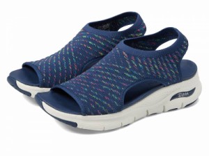 SKECHERS スケッチャーズ レディース 女性用 シューズ 靴 サンダル Arch Fit Catchy Wave Navy Multi【送料無料】