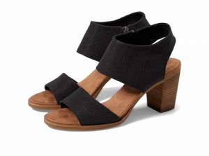 TOMS トムス レディース 女性用 シューズ 靴 ヒール Majorca Cutout Black Woven【送料無料】