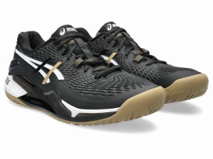 ASICS アシックス メンズ 男性用 シューズ 靴 スニーカー 運動靴 GEL-Resolution 9 Black/Camel【送料無料】