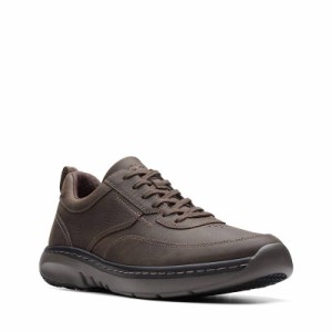 Clarks クラークス メンズ 男性用 シューズ 靴 スニーカー 運動靴 Clarkspro Lace Dark Brown Tumbled Leather【送料無料】