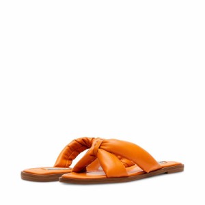 Steve Madden スティーブマデン レディース 女性用 シューズ 靴 サンダル Avianna Orange Leather【送料無料】