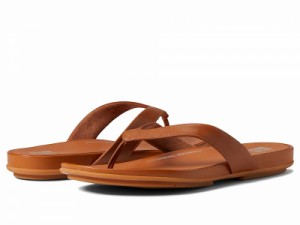 FitFlop フィットフロップ レディース 女性用 シューズ 靴 サンダル Gracie Leather Flip-Flops Light Tan【送料無料】