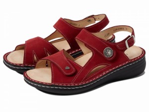 Finn Comfort フィンコンフォート レディース 女性用 シューズ 靴 サンダル Barbuda Chili Nubuck【送料無料】