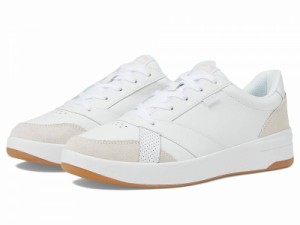 Keds ケッズ レディース 女性用 シューズ 靴 スニーカー 運動靴 The Court Lace-Up White/Gum【送料無料】