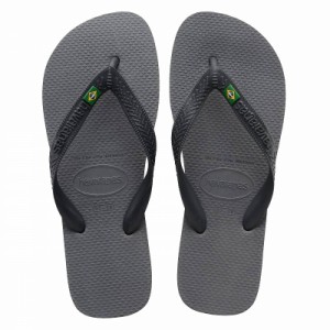 Havaianas ハワイアナス レディース 女性用 シューズ 靴 サンダル Brazil Flip Flops Steel Grey【送料無料】