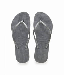 Havaianas ハワイアナス レディース 女性用 シューズ 靴 サンダル Slim Flip Flop Sandal Steel Grey【送料無料】