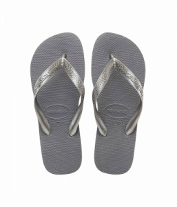 Havaianas ハワイアナス レディース 女性用 シューズ 靴 サンダル Top Tiras Flip Flop Sandal Steel Grey【送料無料】