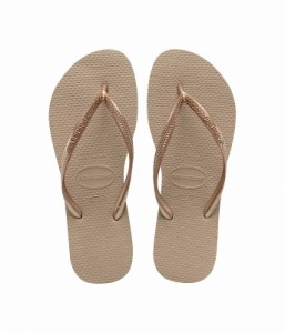 Havaianas ハワイアナス レディース 女性用 シューズ 靴 サンダル Slim Flip Flop Sandal Rose Gold【送料無料】