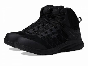 Keen Utility キーン メンズ 男性用 シューズ 靴 ブーツ ワークブーツ Vista Energy Mid Int. Met Black/Raven【送料無料】