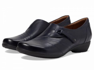 Dansko ダンスコ レディース 女性用 シューズ 靴 ローファー ボートシューズ Franny Navy Burnished Calf【送料無料】