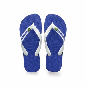 Havaianas ハワイアナス メンズ 男性用 シューズ 靴 サンダル Brazil Logo Flip Flop Sandal Marine Blue【送料無料】