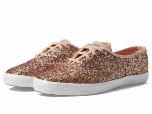 Keds ケッズ レディース 女性用 シューズ 靴 スニーカー 運動靴 Champion Glitter Lace Up Rose Gold【送料無料】