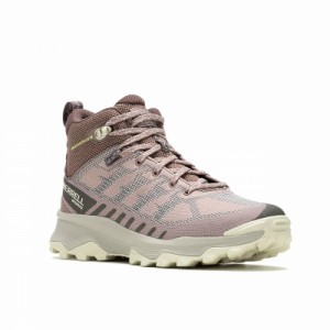 Merrell メレル レディース 女性用 シューズ 靴 ブーツ ハイキング トレッキング Speed Eco Mid Wp Antler【送料無料】