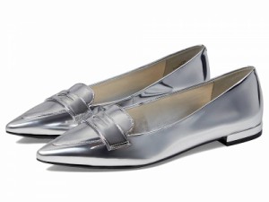 Nine West ナインウエスト レディース 女性用 シューズ 靴 フラット Lallin Silver Mirror Metallic【送料無料】