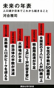 未来の年表 人口減少日本でこれから起きること (講談社現代新書)(中古品)