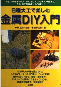 日曜大工で楽しむ金属DIY入門: リビングからキッチン、エクステリア、アウトドア用品 (中古品)