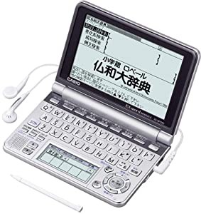 CASIO Ex-word 電子辞書 XD-GP7250 フランス語大画面液晶モデル メインパネル+手書きパネル搭載 ネイティブ+TTS音声対応(中古品)