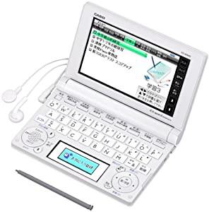 CASIO Ex-word 電子辞書 中学生学習モデル ホワイト 110コンテンツ・1000文学作品・クラシック1000フレーズ収録 ツイ (中古品)