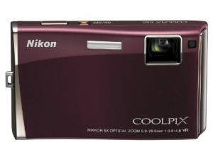 Nikon デジタルカメラ COOLPIX (クールピクス) S60 ボルドーワインレッド C(中古品)