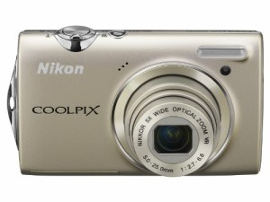 Nikon デジタルカメラ COOLPIX (クールピクス) S5100 ウォームシルバー S51(中古品)