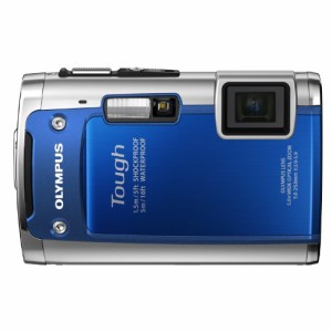 OLYMPUS 防水デジタルカメラ TOUGH TG-610 ブルー 5m防水 1.5m耐落下衝撃 -(中古品)