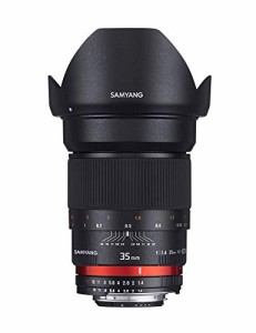 SAMYANG 単焦点レンズ 35mm F1.4 ニコン AE用 フルサイズ対応(中古品)