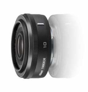 Nikon 単焦点レンズ 1 NIKKOR 10mm f/2.8 ブラック ニコンCXフォーマット専(中古品)