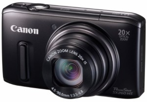 Canon デジタルカメラ PowerShot SX260HS 光学20倍ズーム GPS機能 PSSX260H(中古品)