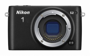 Nikon ミラーレス一眼 Nikon1 S2 ボディー ブラック S2BK(中古品)