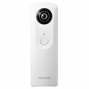 RICOH デジタルカメラ RICOH THETA m15 (ホワイト) 全天球 360度カメラ 091(中古品)