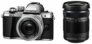 OLYMPUS ミラーレス一眼カメラ OM-D E-M10 MarkII EZダブルズームキット シ(中古品)