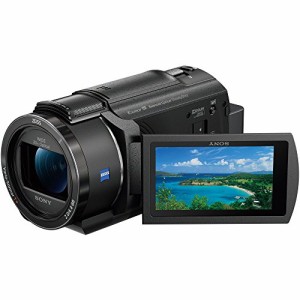 ソニー SONY ビデオカメラ FDR-AX40 4K 64GB 光学20倍 ブラック Handycam F(中古品)