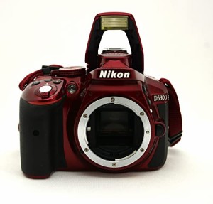 Nikon デジタル一眼レフカメラ D5300 レッド 2400万画素 3.2型液晶 D5300 R(中古品)