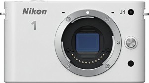 Nikon ミラーレス一眼カメラ Nikon 1 J1　ホワイト　ボディ(中古品)