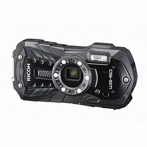 RICOH 防水デジタルカメラ RICOH WG-50 ブラック 防水14m耐ショック1.6m耐 (中古品)