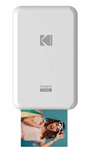 KODAK スマホ用インスタントプリンター P210 ホワイト Bluetooth接続 P210W(中古品)