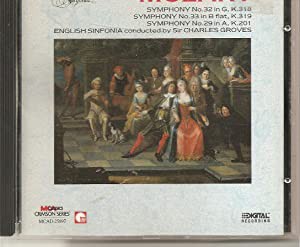 Mozart:Syms. 29/32/33 [CD](中古品)