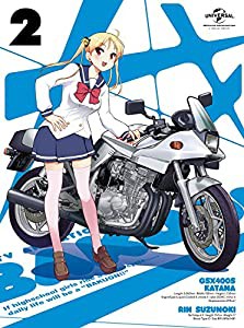 ばくおん!! 第2巻(初回限定版)(おりもとみまな描き下ろし透明スリーブケース&インナージャケット仕様) [DVD](中古品)