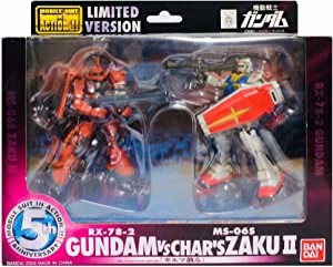 MS IN ACTION !! 5thアニバーサリー ガンダム VS シャア専用ザク(中古品)