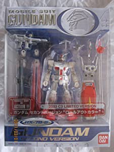 MS IN ACTION!!（モビルスーツ・イン・アクション)　ガンダムセカンドバージョン　ロールアウトカラー　2003　C3 LIMITE(中古品)