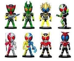 仮面ライダーシリーズ　ワールドコレクタブルフィギュアvol.1 全８種(中古品)