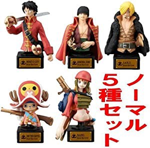 ONE PIECE STATUE ONE PIECE FILM Z(ワンピーススタチュー ワンピースフィルムZ) 【ノーマル5種セット】(単品)(中古品)