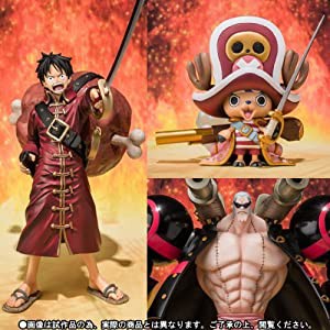 フィギュアーツZERO ONE PIECE FILM Z 決戦服Ver.セット（ルフィ・チョッパー・フランキー）(中古品)