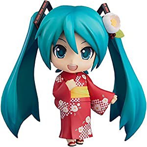 ねんどろいど キャラクター・ボーカル・シリーズ01 初音ミク 浴衣Ver. 夏椿 ノンスケール ABS&PVC製 塗装済み可動フィギュア (中古品)