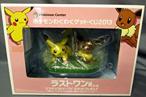 ポケモン わくわくゲットくじ 2013 ラストワン賞 ピカチュウ&イーブイ ビネットフィギュア(中古品)