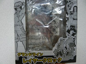 ワンピース　グランドライン　レイヤークロック　（ボートガス・Ｄ・エース）(中古品)