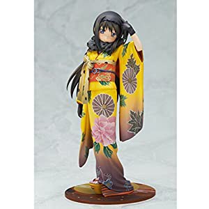 魔法少女まどか☆マギカ 暁美ほむら 晴着Ver. 1/8スケール PVC製 塗装済み完成品フィギュア(中古品)