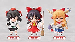 ねんどろいどぷち 東方プロジェクトセット 第一章 博麗霊夢・伊吹萃香・射命丸文 ニコニコ直販、アニメイト、ゲーマーズ、とらの(中古品)